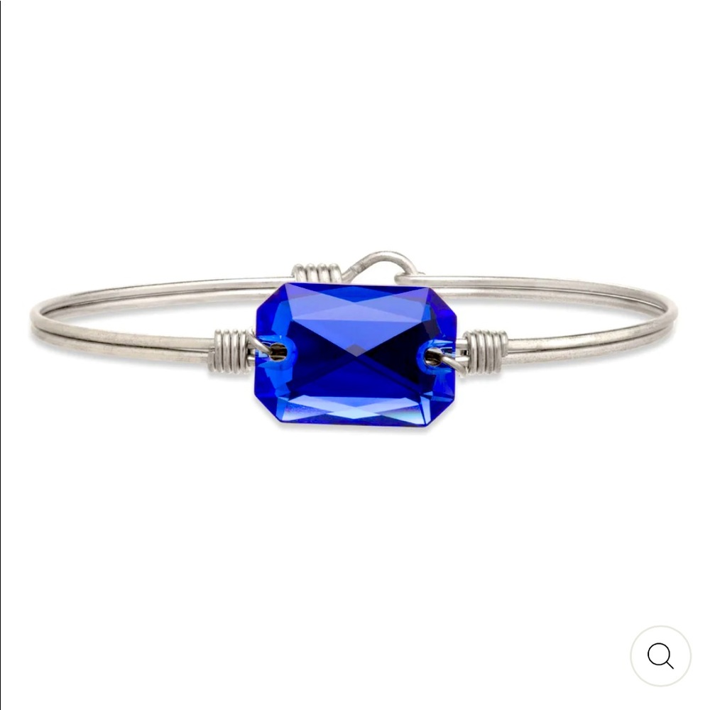 Luca & Danni DYLAN BANGLE BRACELET IN MAJESTIC BLUE